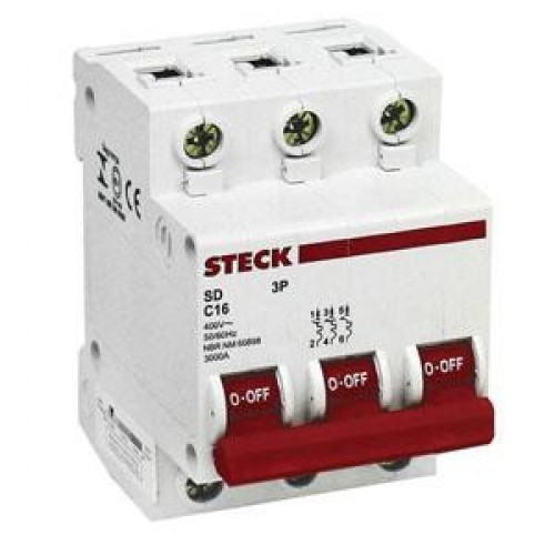 DISJ.DIN.TRIP. C STECK 40A PC 1 DISJ.DIN.TRIP. C STECK 40A PC 1