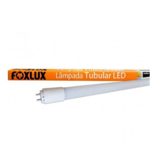 LAMP.LED TUBOLAR FOXLUX(VIDRO) 09W 6500K 60CM  PC 1