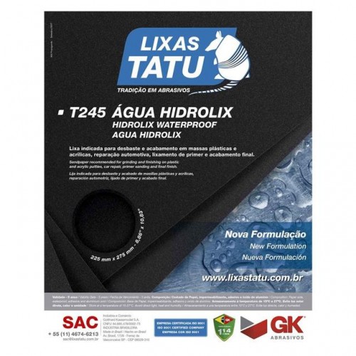 LIXA D AGUA TATU HIDROLIX 220 PC 50