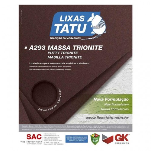 LIXA MASSA TATU 100  PC 50