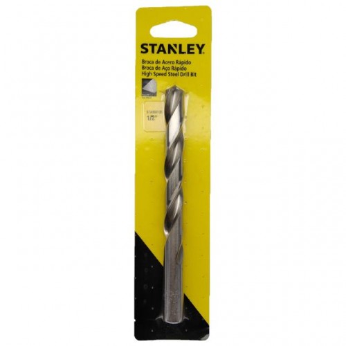 BROCA ACO RAPIDO STANLEY (R) 1/2 CARTELA STA50012C PC 1 BROCA ACO RAPIDO STANLEY (R) 1/2 CARTELA STA50012C PC 1