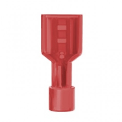 TERMINAL TOTAL-ISOL FEMEA SFORPLAST.0.5X1.5MM VERMELHO (C/100) 4773 NYLON PT 1