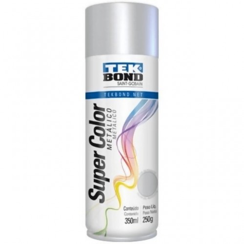TINTA SPRAY TEKBOND METALICO PRATA 350ML PC 1 TINTA SPRAY TEKBOND METALICO PRATA 350ML PC 1