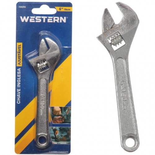 CHAVE INGLESA WESTERN 06 (150MM) PC 1 CHAVE INGLESA WESTERN 06 (150MM) PC 1