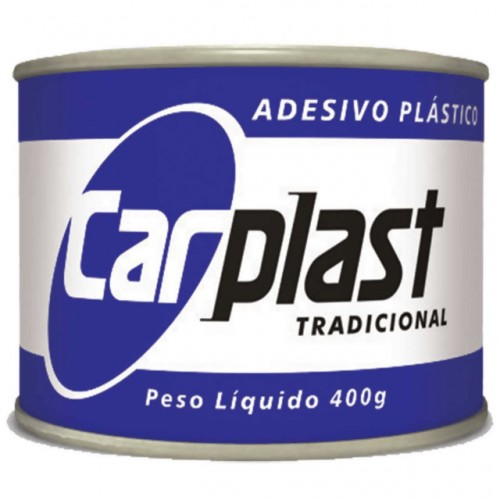 MASSA PLASTICA CARPLAST 400GR PRETO  (CA215) PC 1