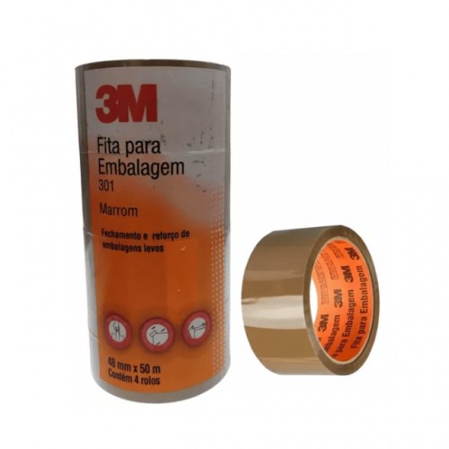 FITA EMB.3M MARROM 48X50MTS (NOVO) RL 4