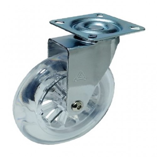 RODIZIO TRANSPARENTE ALIANCA S/FREIO 075MM 40KG 89160 > PC 1 RODIZIO TRANSPARENTE ALIANCA S/FREIO 075MM 40KG 89160 > PC 1