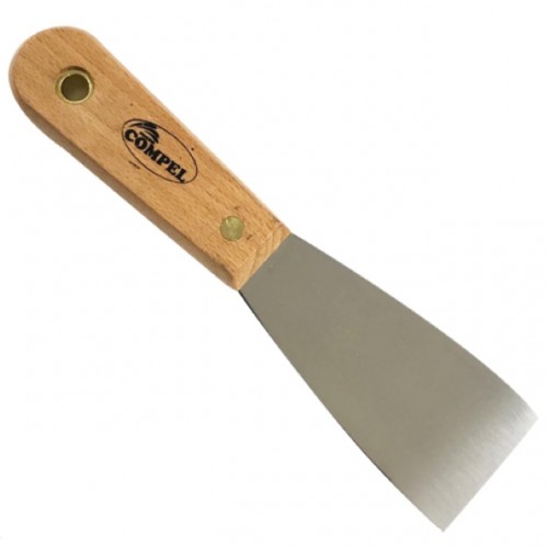 ESPATULA COMPEL INOX 40MM CABO MAD 1.2651 PC 1 ESPATULA COMPEL INOX 40MM CABO MAD 1.2651 PC 1
