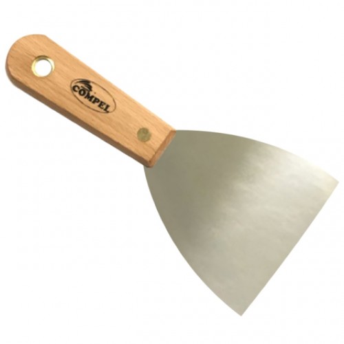 ESPATULA COMPEL INOX 80MM CABO MAD 1.2653 PC 1 ESPATULA COMPEL INOX 80MM CABO MAD 1.2653 PC 1