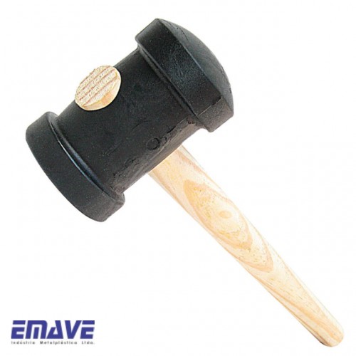 MARTELO BORRACHA EMAVE 40MM PRETO 171 > PC 1