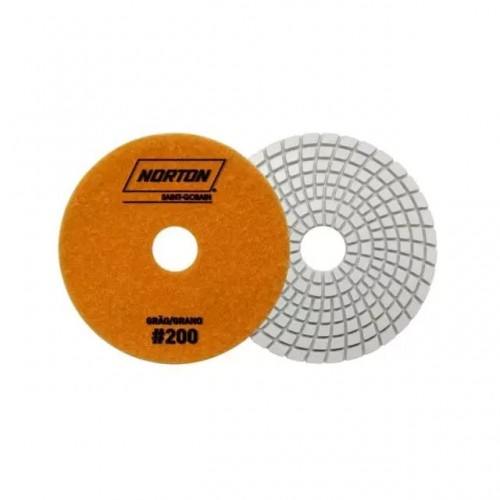 DISCO POLIMENTO NORTON 100MM GR 0200 LARANJA 70184607721 PC 1 DISCO POLIMENTO NORTON 100MM GR 0200 LARANJA 70184607721 PC 1