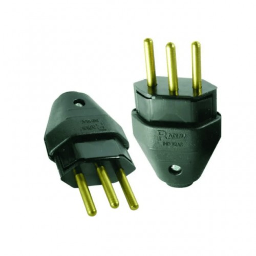 PINO MACHO(10A) 2P+T RADIAL PRETO 1501121 PC 10 PINO MACHO(10A) 2P+T RADIAL PRETO 1501121 PC 10