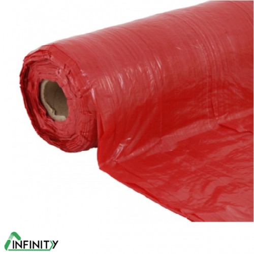 LONA PLAST. 4X50M X 15KG INFINITY VERMELHA (75 MICRAS)  RL 1