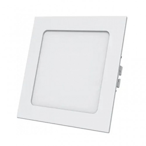 LUMINARIA LED PLAFON LEDBEE EMB. QUAD. 4000K 18W (B.NEUTRO) 21,9CM BIVOLT PC 1