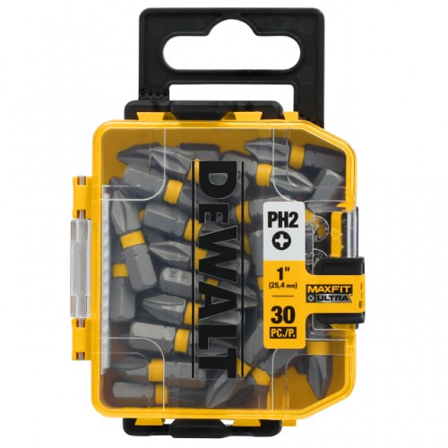 BITS PHILIPS DEWALT PH2 25MM MAXFIT ESTOJO DWA1PH2UMF30 PC 30