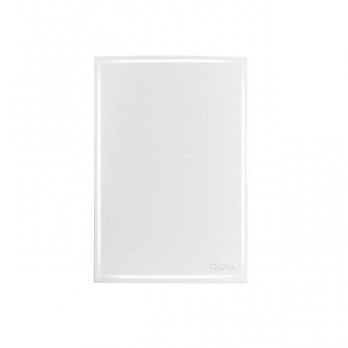 PLACA 4X2 OURO BRANCO FOSCO RADIAL T-0 1709006 PC 1 PLACA 4X2 OURO BRANCO FOSCO RADIAL T-0 1709006 PC 1