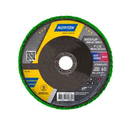 DISCO FLAP NORTON STANDARD 7 060 66254450147 PC 1 DISCO FLAP NORTON STANDARD 7 060 66254450147 PC 1