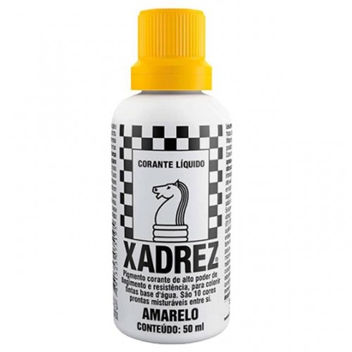CORANTE P/TINTA XADREZ AMARELO 50ML PC 12 CORANTE P/TINTA XADREZ AMARELO 50ML PC 12